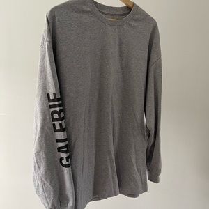 Gallery Dept Grey French Collector Logo Long Sleeve T-Shirt
